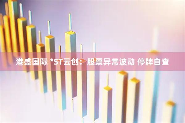 港盛国际 *ST云创：股票异常波动 停牌自查
